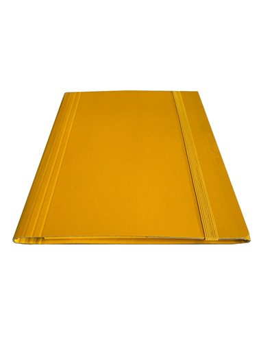 Cartella c/elastico piatto giallo dorso variabile Starline CP7GI-STL5403