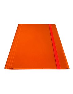 Cartella c/elastico piatto arancio dorso variabile Starline CP7AR-STL5404