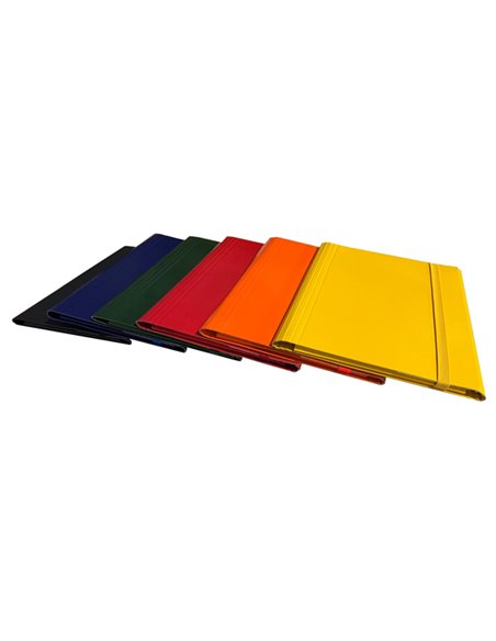 Cartella c/elastico piatto grigio dorso variabile Starline CP7GR-STL5405 STARLINE CARTELLINE A TRE LEMBI