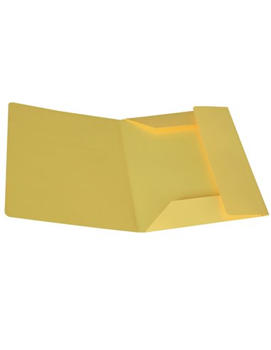 Pack 25 Cartelline 3 Lembi GIALLO SOLE in bristol 200g Starline OD0112BLXXXAH04