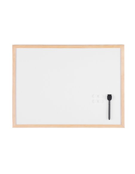 Lavagna bianca magnetica 45x60cm cornice legno Starline MM04001010-STL STARLINE LAVAGNE MAGNETICHE