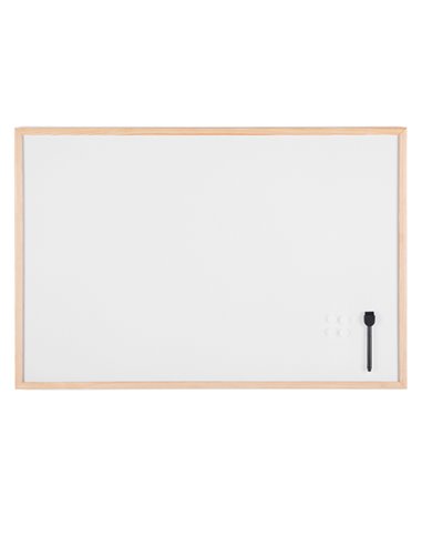 Lavagna bianca magnetica 60x90cm cornice legno Starline MM07001010-STL