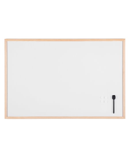 Lavagna bianca magnetica 60x90cm cornice legno Starline MM07001010-STL