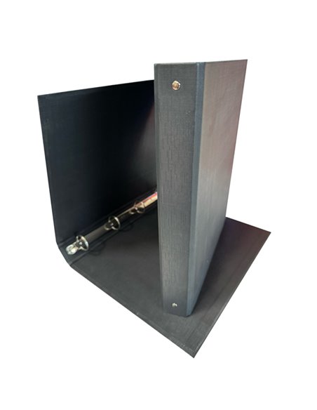 Raccoglitore 4R 30mm 22X30 rivestito in PPL NERO KingColor STARLINE CPPL4-30NE