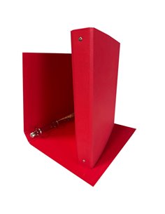 Raccoglitore 4R 30mm 22X30 rivestito in PPL ROSSO KingColor STARLINE CPPL4-30RO