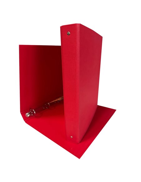 Raccoglitore 4R 30mm 22X30 rivestito in PPL ROSSO KingColor STARLINE CPPL4-30RO