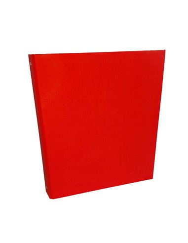 Raccoglitore 4R 30mm 22X30 rivestito in PPL ROSSO KingColor STARLINE CPPL4-30RO