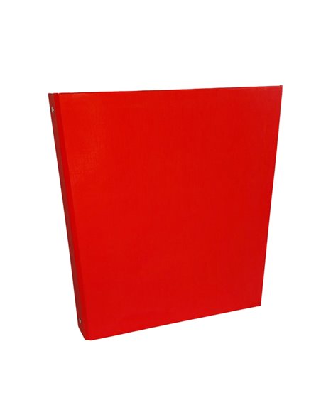 Raccoglitore 4R 30mm 22X30 rivestito in PPL ROSSO KingColor STARLINE CPPL4-30RO