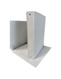 Raccoglitore 4R 30mm 22X30 rivestito in PPL BIANCO KingColor STARLINE CPPL4-30BI