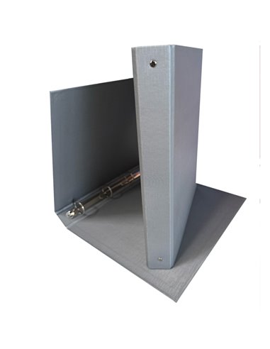 Raccoglitore 4R 30mm 22X30 rivestito in PPL GRIGIO KingColor STARLINE CPPL4-30GR STARLINE RACCOGLITORI AD ANELLI