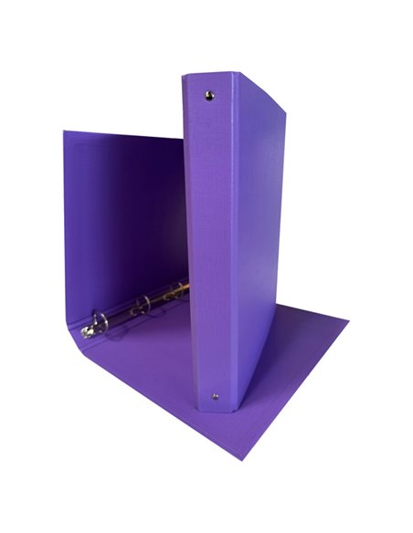 Raccoglitore 4R 30mm 22X30 rivestito in PPL VIOLA KingColor STARLINE CPPL4-30VI