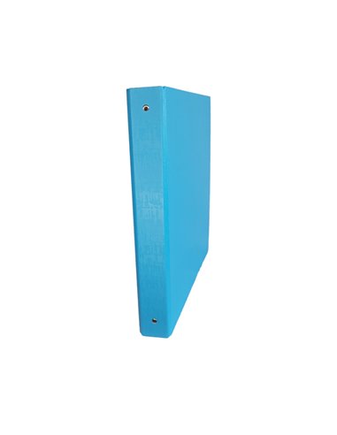 Raccoglitore 4R 30mm 22X30 rivestito in PPL azzurro KingColor STARLINE CPPL4-30AZ
