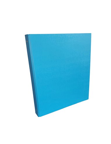 Raccoglitore 4R 30mm 22X30 rivestito in PPL azzurro KingColor STARLINE CPPL4-30AZ