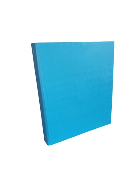 Raccoglitore 4R 30mm 22X30 rivestito in PPL azzurro KingColor STARLINE CPPL4-30AZ