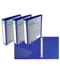 Raccoglitore KingShow 25 A4 4D blu 22X30cm personalizzabile STARLINE 1410210 BLEU STARLINE RACCOGLITORI PERSONALIZZABILI