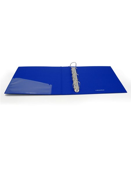 Raccoglitore KingShow 40 A4 4D blu 22X30cm personalizzabile STARLINE 1410212 BLEU STARLINE RACCOGLITORI PERSONALIZZABILI