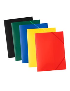 Cartellina 3 lembi con elastico 24x32cm assortito Eco Starline 1311026 ASSORTIS
