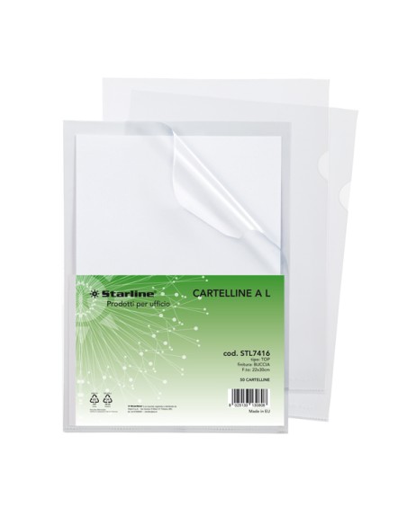 50 Cartelline a L 22x30cm Buccia Top Starline XXX