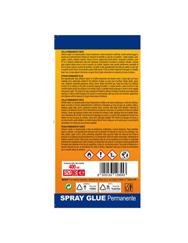 Adesivo spray permanente 400ml Starline V01008