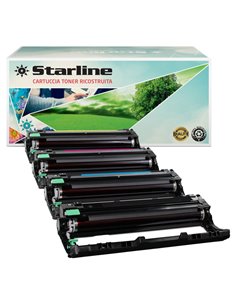 Brother Tamburo Colore DR-243 Bk/C/M/Y_18.000 pag K18951TA STARLINE TONER RICOSTRUITI