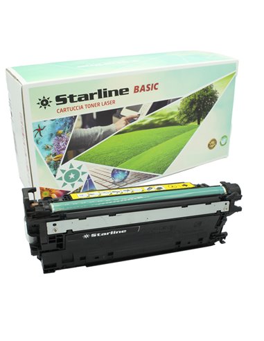 Toner Ciano Compatibile Starline BASIC per HP Color LaserJet CP3525 TNHP251C