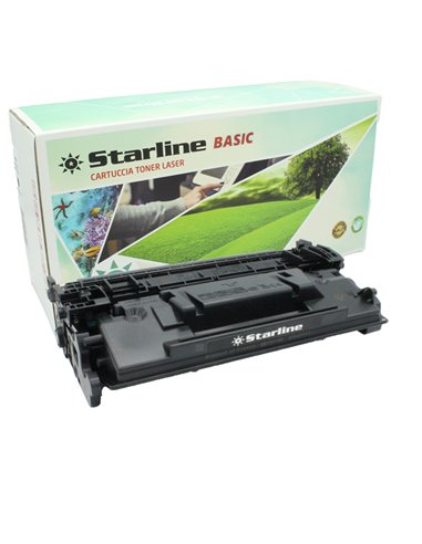 Toner Ric Nero per HP 89X per LaserjetEnterprise M507-MFP M528_10.000 PAG 89X-UC-NTS STARLINE TONER RICOSTRUITI