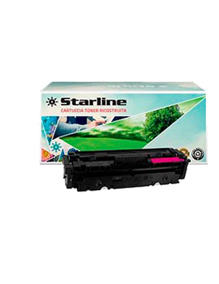 Toner Ric Magenta 415X per HP Color LaserJet Pro M 454 Series/ Pro M 454 dn K18647TA STARLINE TONER RICOSTRUITI