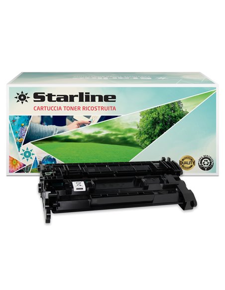 Toner Ric Nero HP 59A per HP Laserjet Pro M304-M404-MFP M428_3.000 PAG 59A-UC-NTS STARLINE TONER RICOSTRUITI