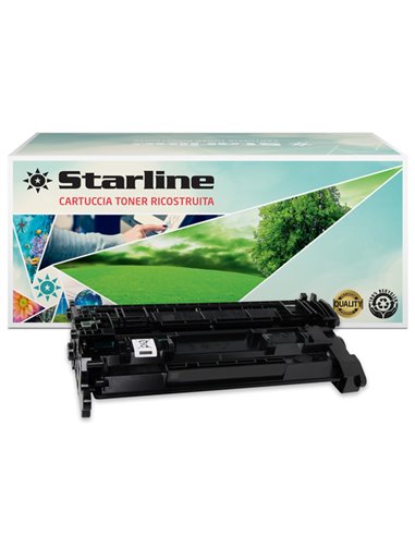 Toner Ric Nero HP 59X per HP Laserjet Pro M304-M404-MFP M428 10.000 PAG 59X-UC-NTS STARLINE TONER RICOSTRUITI