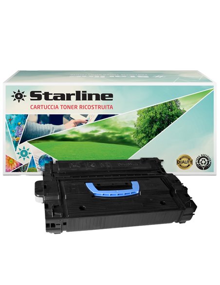 Toner Ric. Nero per HP LaserJet M806 (25X) alta cap. 34.500 K15726TA STARLINE TONER RICOSTRUITI