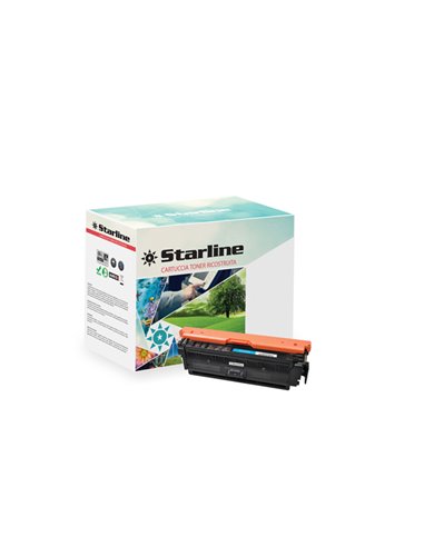 TONER RIC CIANO PER HP LASER JET SERIE M553 (508X) ALTA CAPACITA K15861TA STARLINE TONER COMPATIBILI FOTOCOPIATORI