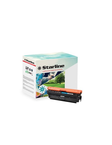 TONER RIC CIANO PER HP LASER JET SERIE M553 (508X) ALTA CAPACITA K15861TA STARLINE TONER COMPATIBILI FOTOCOPIATORI