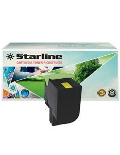 Toner Ric. Giallo per Lexmark CS410 pag3000 K15825TA STARLINE TONER RICOSTRUITI