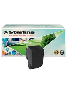 CARTUCCIA NERO RIC PER LEXMARK CX410 K15809TA STARLINE TONER RICOSTRUITI