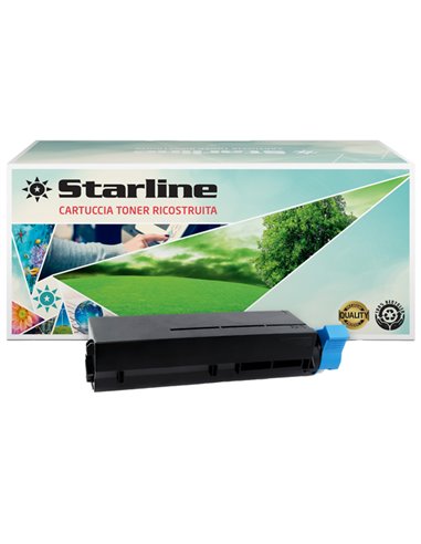 Cartuccia Ric Nero per Oki Oki B 412 DN • B 432 DN • B 512 DN MB 472 d 3.000 K18144TA STARLINE TONER RICOSTRUITI