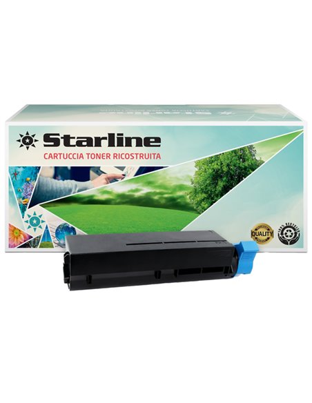 Cartuccia Ric Nero per Oki Oki B 412 DN • B 432 DN • B 512 DN MB 472 d 3.000 K18144TA STARLINE TONER RICOSTRUITI