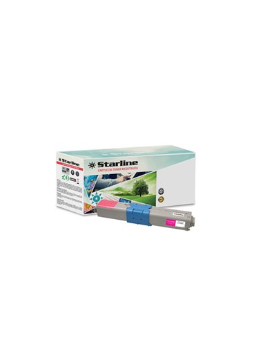 TONER RIC. MAGENTA X OKI C310DN, C330DN, C331DN, C510DN, C511DN, C530 C531, M K15679TA STARLINE TONER RICOSTRUITI