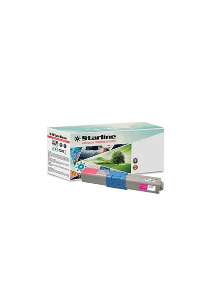 TONER RIC. MAGENTA X OKI C310DN, C330DN, C331DN, C510DN, C511DN, C530 C531, M K15679TA STARLINE TONER RICOSTRUITI