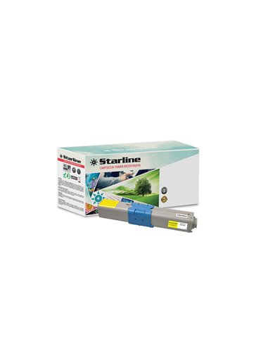 TONER RIC.GIALLO X OKI C310DN, C330DN, C331DN, C510DN, C511DN, C530 C531, MC35 K15680TA STARLINE TONER RICOSTRUITI