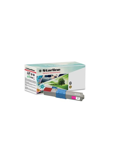 TONER RIC. MAGENTA X OKI C301/C321 K18019TA STARLINE TONER RICOSTRUITI