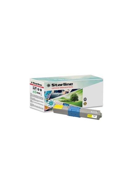 TONER RIC. GIALLO X OKI C301/C321 K18020TA STARLINE TONER RICOSTRUITI