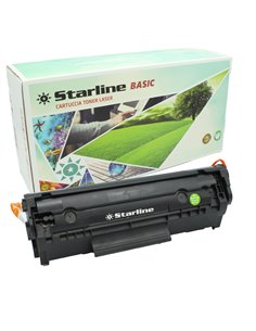 Toner Nero Compatibile Starline BASIC per X HP LJ 1010 1012 1015 3015 3020 3030 TNHP12A