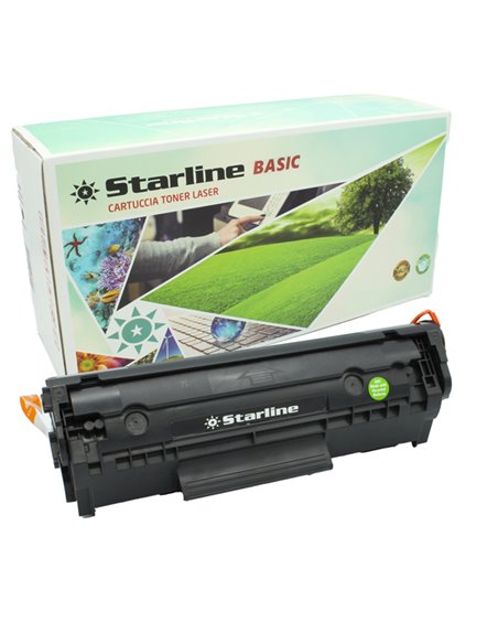 Toner Nero Compatibile Starline BASIC per X HP LJ 1010 1012 1015 3015 3020 3030 TNHP12A