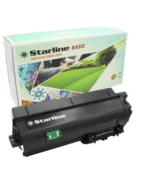 Toner Nero Compatibile Starline BASIC per Kyocera ECOSYS M2040dn/M2540Ser/M2640i TNKY1170 STARLINE TONER RICOSTRUITI
