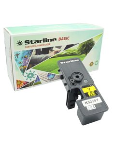 Toner Giallo Compatibile Starline BASIC Kyocera ECOSYS M5521 2.200pag TNKY5230Y. STARLINE TONER RICOSTRUITI