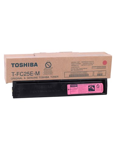 TONER MAGENTA E-STUDIO 2040-2540-3540-4540 T-FC25EM 6AJ00000201 TOSHIBA PRODOTTI PER FOTOCOPIATORI
