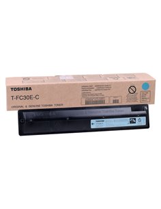 TONER CIANO E-STUDIO 2050-2550 T-FC30E-C 6AJ00000203 TOSHIBA PRODOTTI PER FOTOCOPIATORI