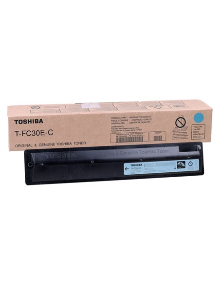 TONER CIANO E-STUDIO 2050-2550 T-FC30E-C 6AJ00000203 TOSHIBA PRODOTTI PER FOTOCOPIATORI