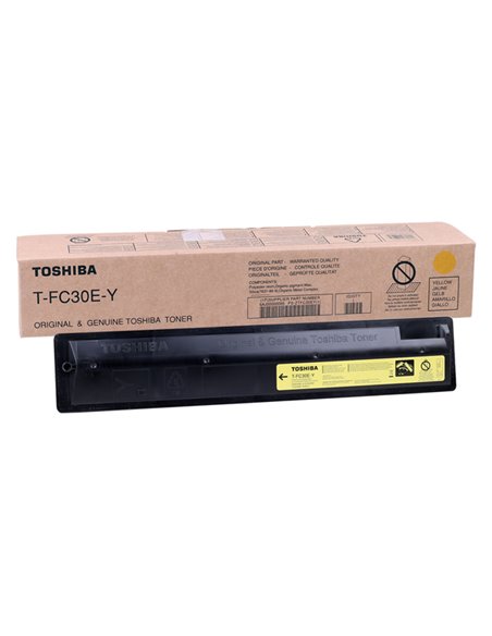 TONER GIALLO E-STUDIO 2050-2550 T-FC30E-Y 6AJ00000284 TOSHIBA PRODOTTI PER FOTOCOPIATORI