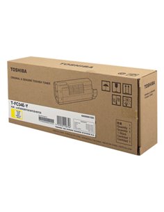 TONER GIALLO PER e-STUDIO 287-347-407CS T-FC34EY 6A000001770 TOSHIBA PRODOTTI PER FOTOCOPIATORI